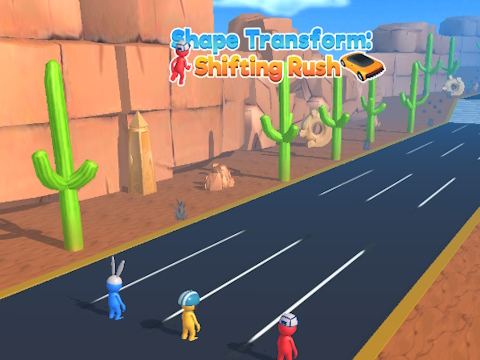 Hra Transformácia tvaru: Mesting Rush online