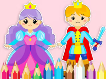 Hra Omaľovánka: Sweet Royal Date  online