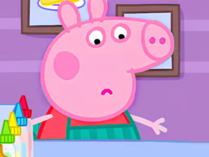Hra Skladačka: Peppa Pig Fancy Pancake  online