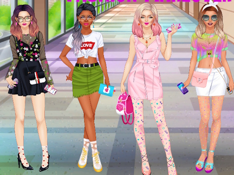 Hra Premena módy pre tím College Girls  online