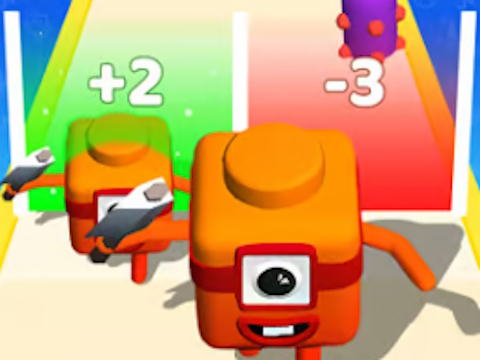 Hra Zlúčiť číslo Cube: 3D spustená hra online