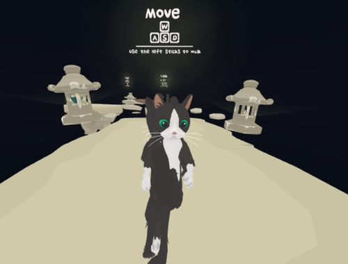 Hra Parkour mačacích bojovníkov  online