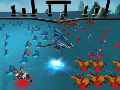 Hra Battle Simulator - pieskovisko online