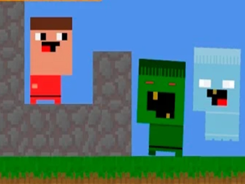 Hra Nubikovia budujú obranu proti zombie  online