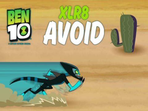 Hra Ben 10 XLr8 Vyhnite sa  online