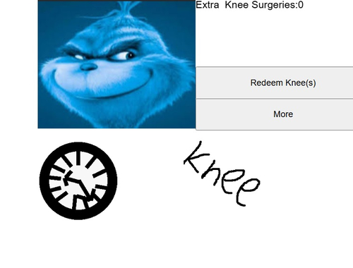 Hra Clicker na operáciu kolena  online