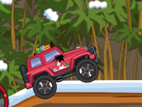 Hra Hill Climb Racing: Christmas Truck Transform Transform  online