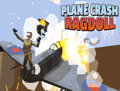Hra Ragdoll z pádu lietadla  online