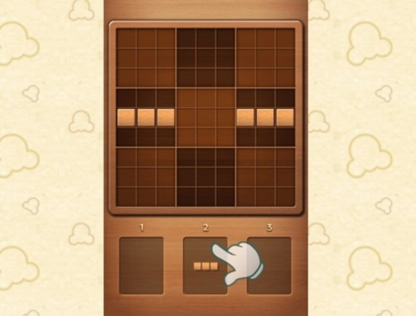 Hra Drevený blok puzzle  online