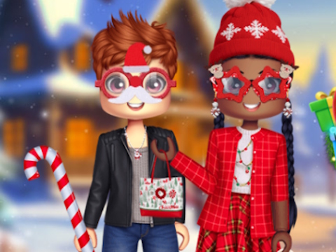 Hra Vianočný dressup Roblox  online