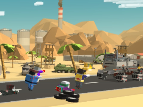 Hra Prežitie Zombie Derby Pixel online