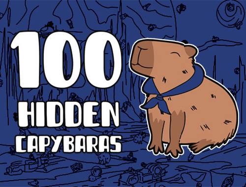 Hra 100 skrytých kapybar  online