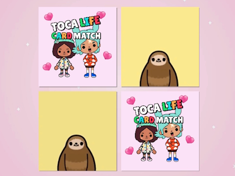 Hra TOCA Life Memory Card Match online