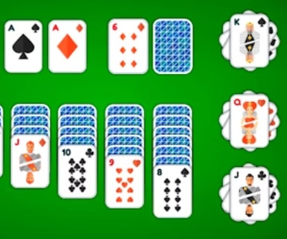 Hra Klondike Solitaire 4 obleky  online