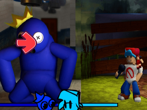 Hra FNF vs Rainbow Friends online