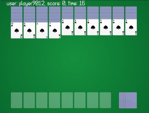Hra Spider solitaire Classic Ver online