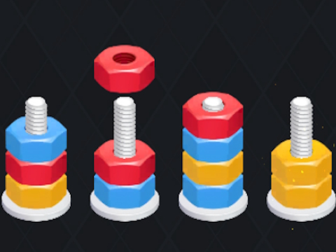 Hra Puzzle Nuts: Color Sort  online