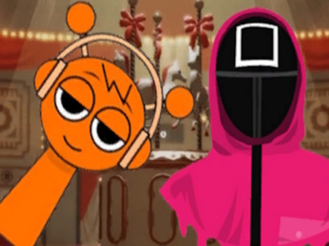 Hra Squid Sprunki Mingle Game 2 online