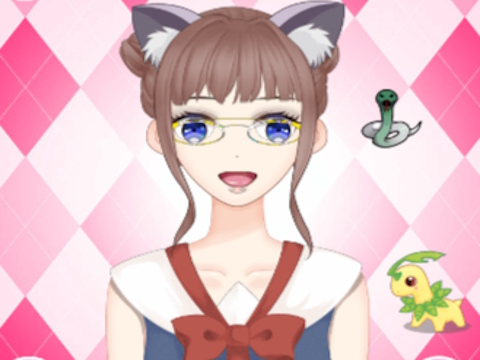 Hra Roztomilé anime dievčenské šaty  online