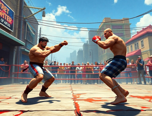 Hra Skutočný Street Fighter 3D  online