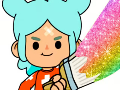 Hra Omaľovánka: Toca Boca Rita  online