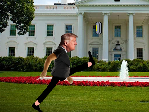 Hra Výzva Trump Wobble Walk Challenge  online