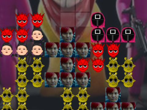 Hra Chobotnica x sprunki tetris online