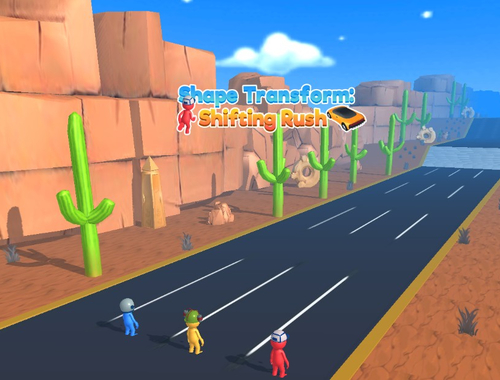 Hra Transformácia tvaru: Mesting Rush online