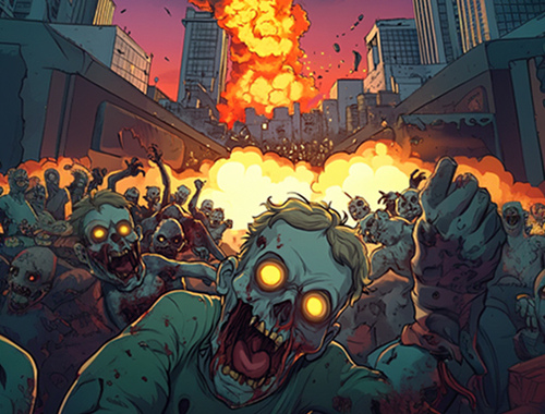 Hra Zombie Siege. io  online