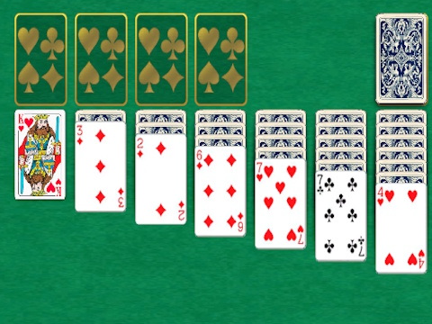 Hra Klasický solitaire Klondike  online