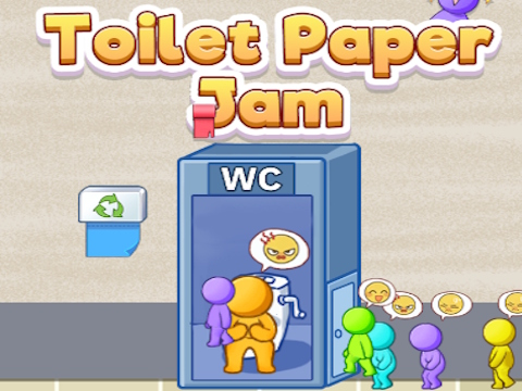 Hra Zaseknutý toaletný papier  online