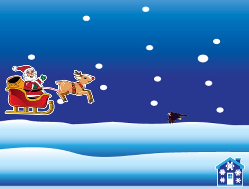 Hra Prítomný beh Santa  online