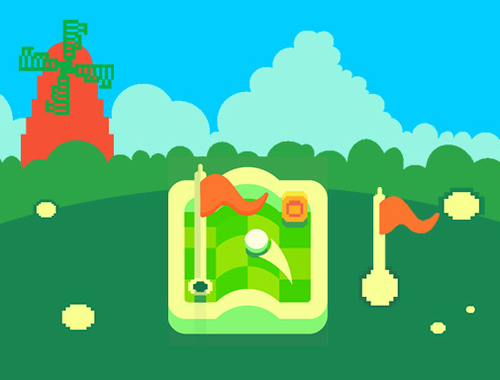 Hra Pixelový golf  online