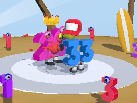 Hra Číslo spustené 3D  online