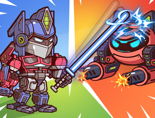 Hra Hero Tower Wars zlúčte puzzle  online