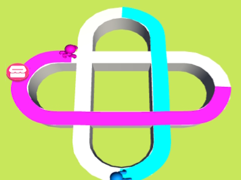 Hra Paint Run 3D: Farba  online