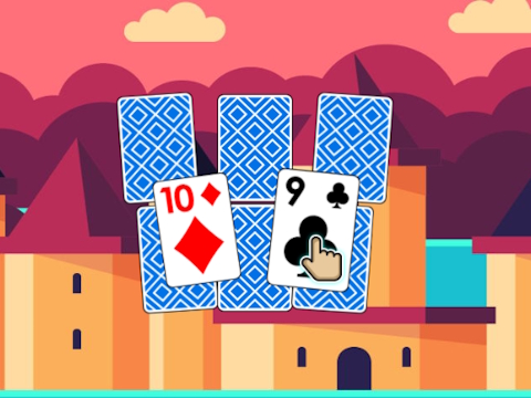 Hra Sto hradných solitaire  online
