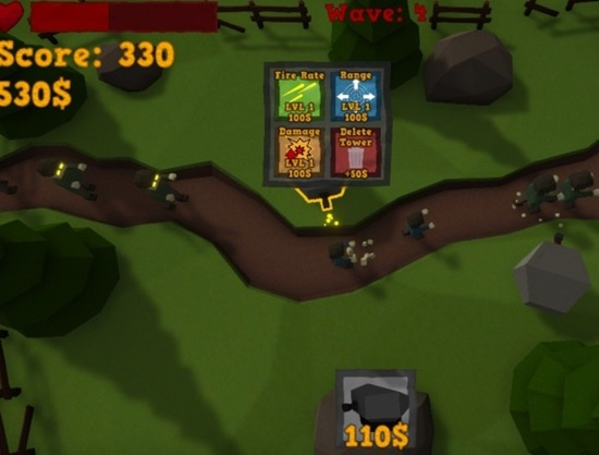 Hra Veža Zombie obrana  online