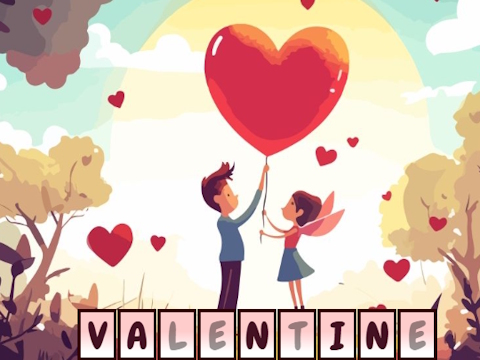 Hra Valentínske skryté alfawordy  online