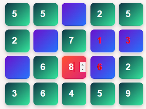 Hra Moderný sudoku  online