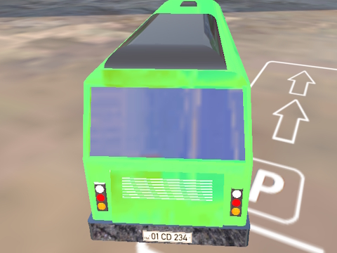 Hra Tréning parkovacích autobusov  online