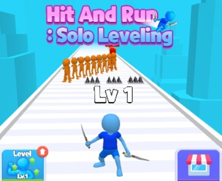 Hra Zasiahnuť a spustiť sólové vyrovnanie  online