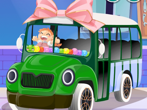 Hra Výzdoba: školský autobus  online
