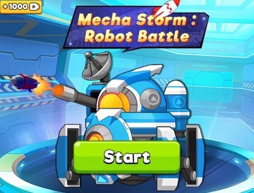 Hra Bitka o robot mecha búrky  online