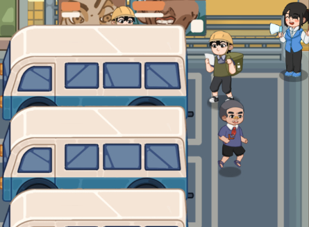 Hra Mark puzzle autobus džem  online