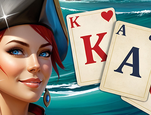 Hra Solitaire Klondike Treasure Island online