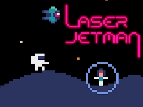 Hra Laserový Jetman  online