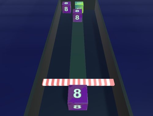 Hra Zlúčiť remeslo 2048 3D puzzle  online