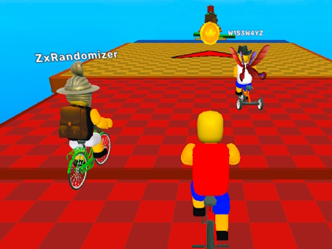 Hra Obby na bicykli  online