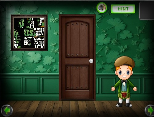 Hra Deň Angel St Patrick's Escape 4  online